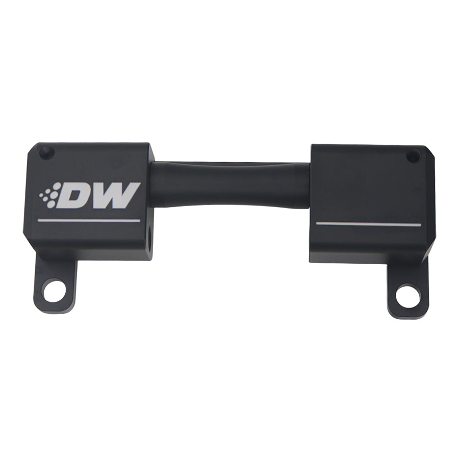06-03-0702 DeatschWerks High Flow Ethanol Sensor Adapter - 10AN ORB to 10AN ORB - Anodized Matte Black