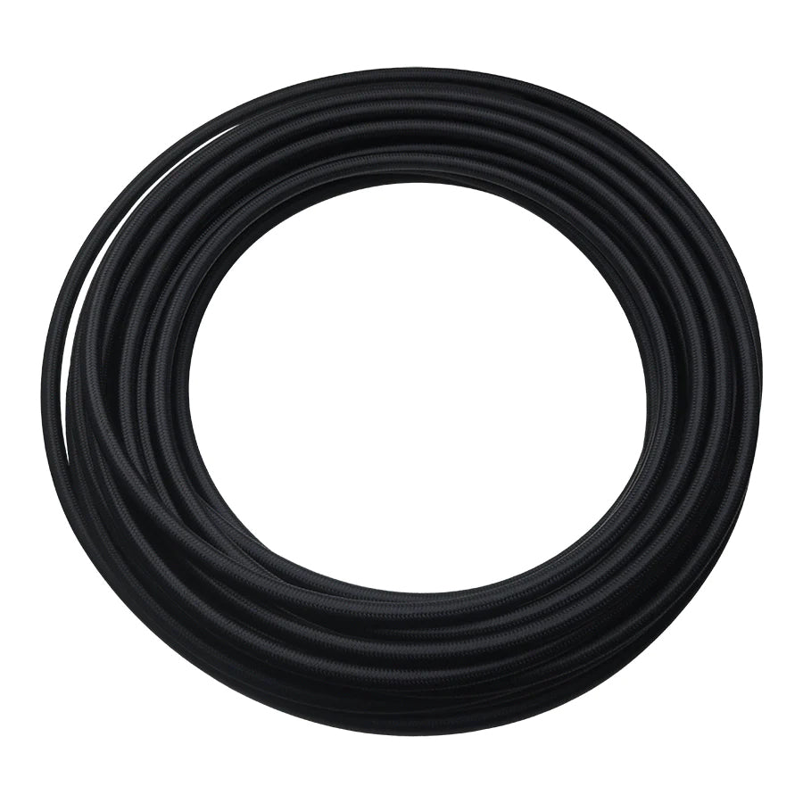 6-02-0866-50 DeatschWerks 10AN Black Nylon Braided PTFE Hose - 50ft