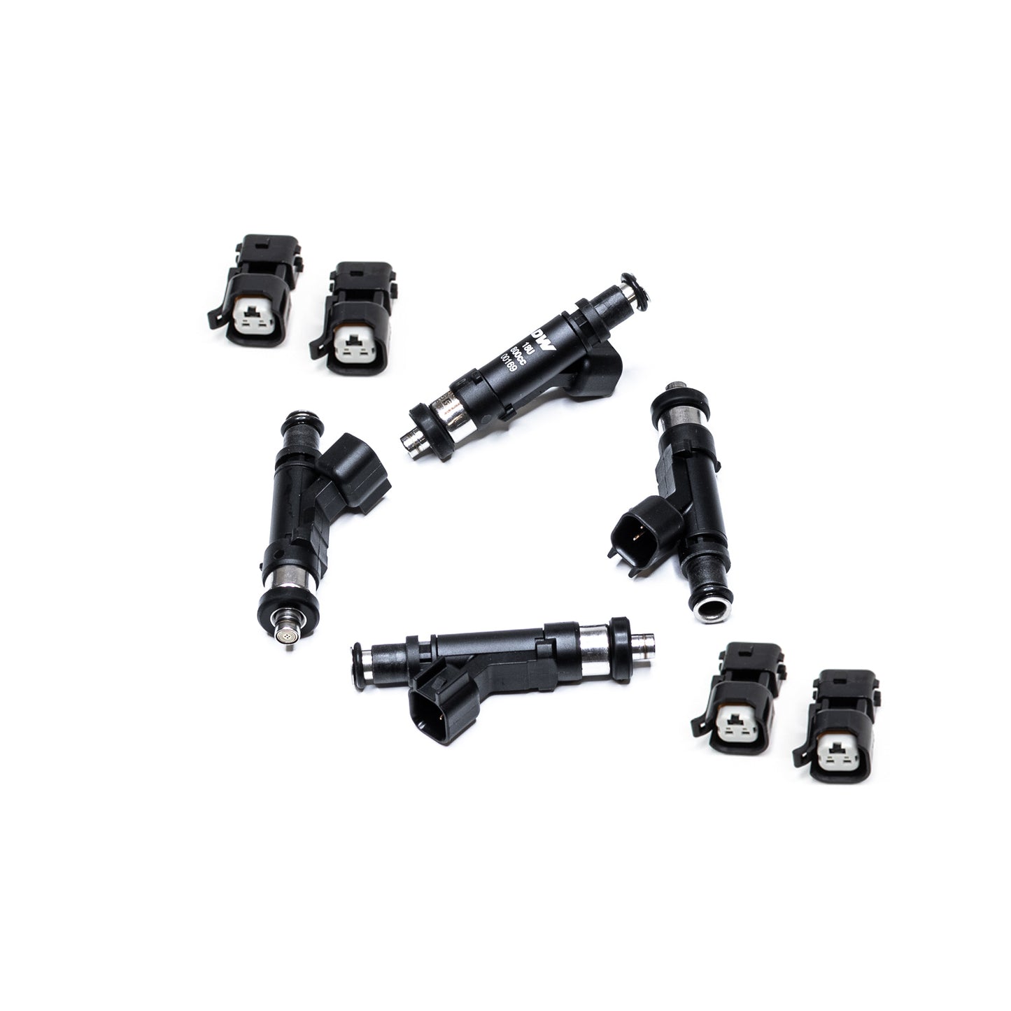 18U-08-0800-4 DeatschWerks 800cc High Impedance Fuel Injectors Matched Set Eclipse DSM 95-99 Evo 8 9 03-06 4G63T