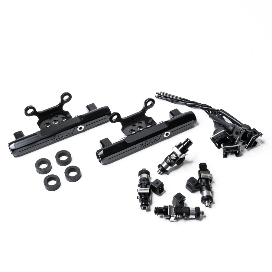 6-101-1500 DeatschWerks Top Feed Fuel Rail Kit with 1500cc Fuel Injectors STI 04-06 EJ257 Legacy GT 05-06 EJ255