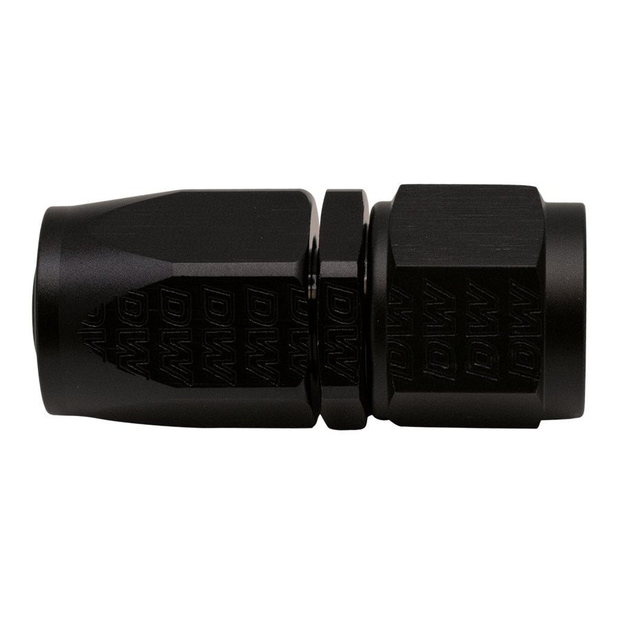 6-02-0805-B DeatschWerks 8AN Female Swivel Straight Hose End CPE - Anodized Matte Black