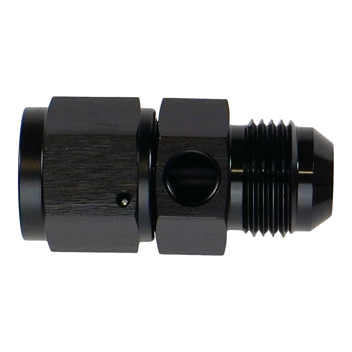6-02-0775-B DeatschWerks 10AN Male Flare to Female Flare Swivel with 1/8th NPT