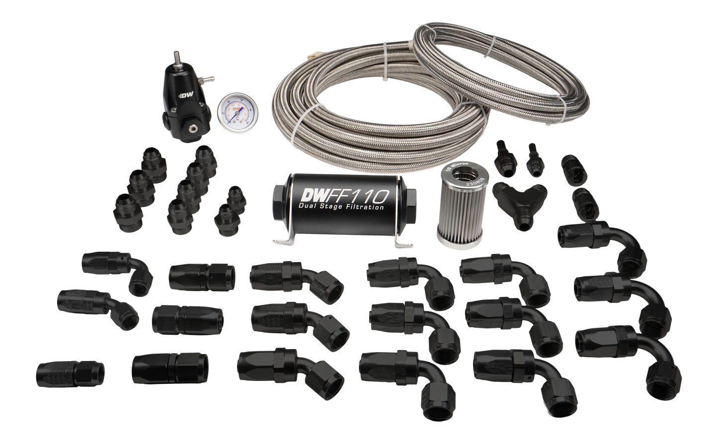 6-626 DeatschWerks A90 Supra / BMW M3/M4 Return Plumbing Kit