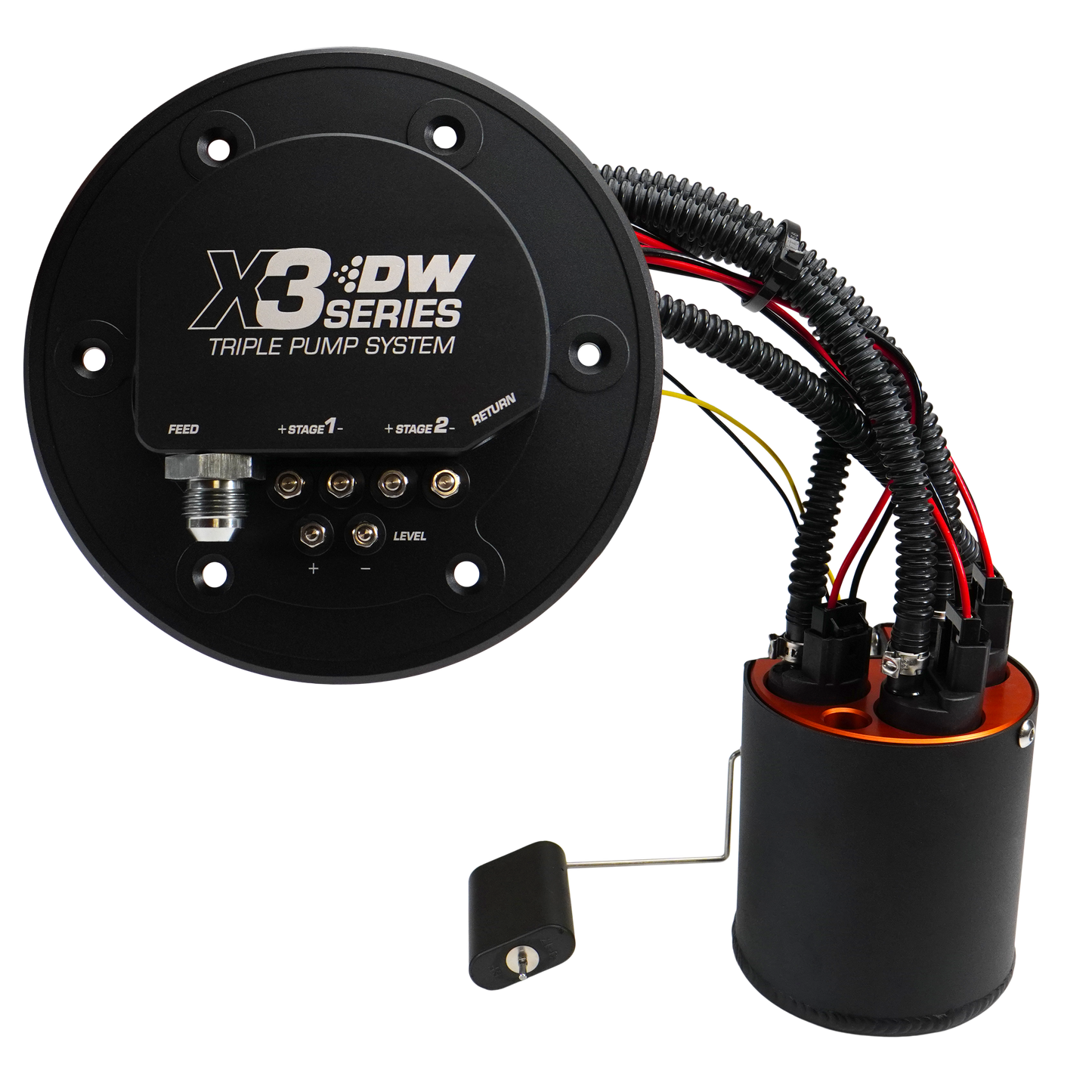 9-437-7034 DeatschWerks 98-04 Ford Mustang X3 Module with DW430C Pumps and Install Kit