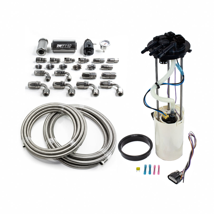 9-401-603-7010 DeatschWerks 1999-2004 GM Truck DW400 Pump Module w/CPE fuel lines