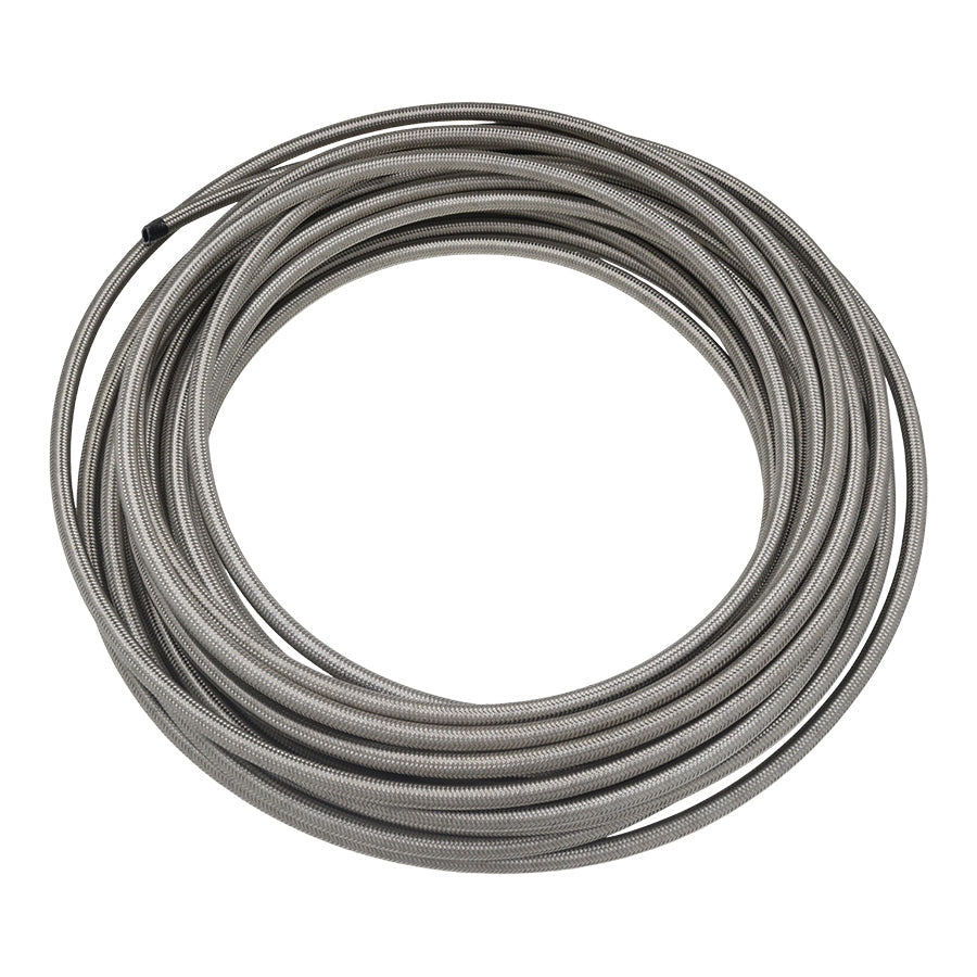 6-02-0812-50 DeatschWerks 6AN Stainless Steel Double Braided CPE Hose - 50ft