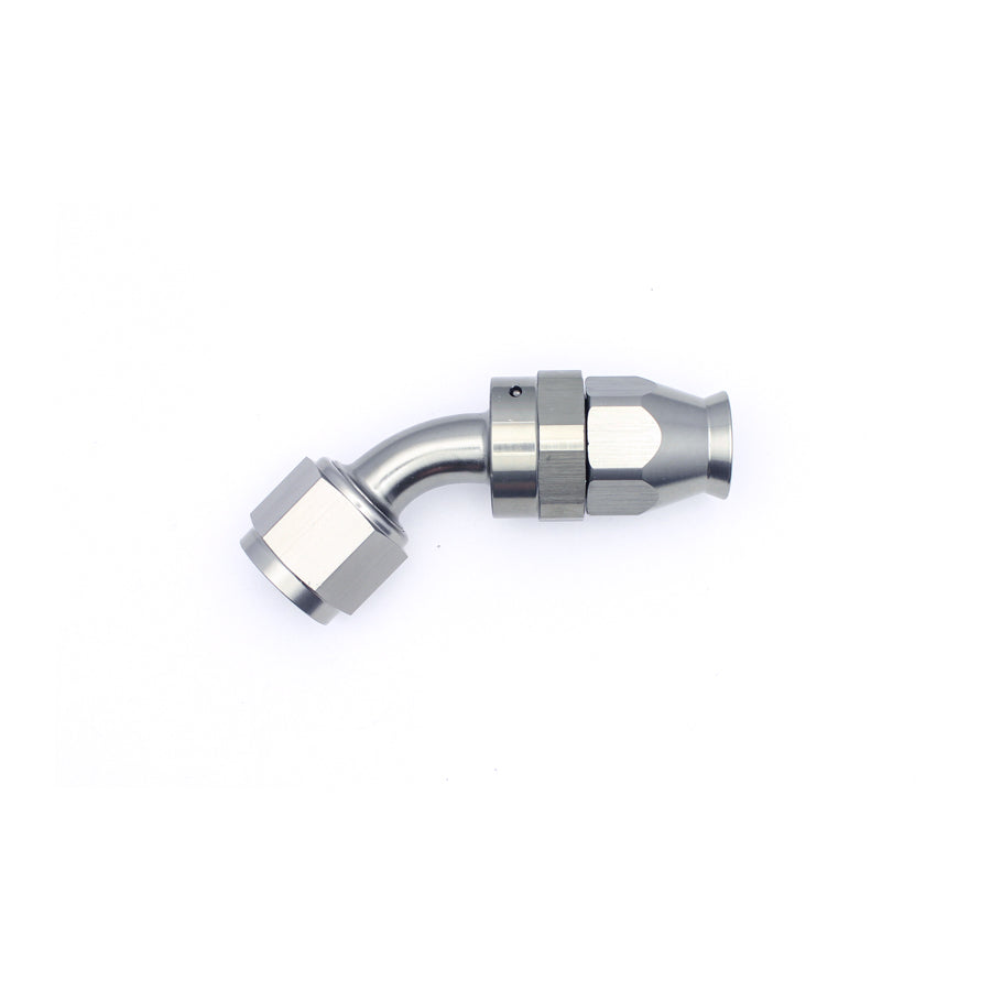 06-02-0855 DeatschWerks 8AN Female Swivel 45-Degree Hose End PTFE (Incl. 1 Olive Insert)