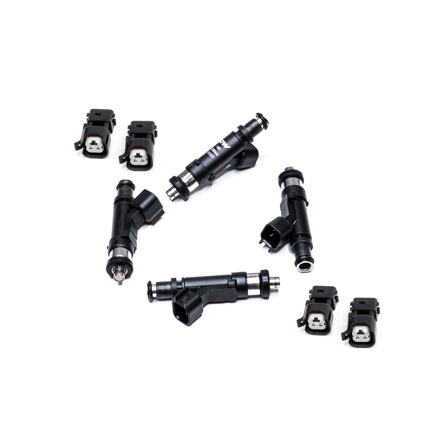 18U-08-1000-4 DeatschWerks 1000cc High Impedance Fuel Injectors Matched Set Eclipse DSM 95-99 Evo 8 9 03-06 4G63T