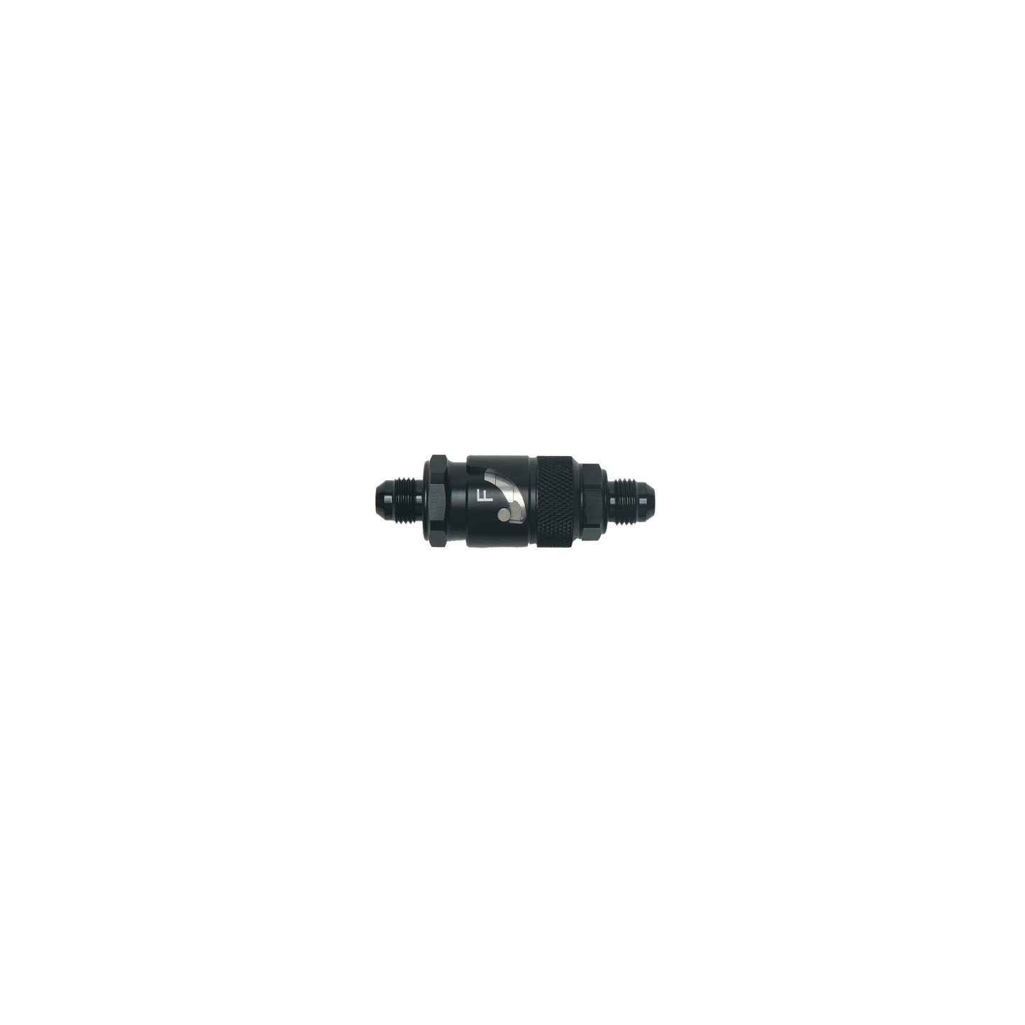 6-02-0225-B DeatschWerks 6AN Male Flare Quick Disconnect Dry Break Fitting - 2 Pieces Anodized Matte Black