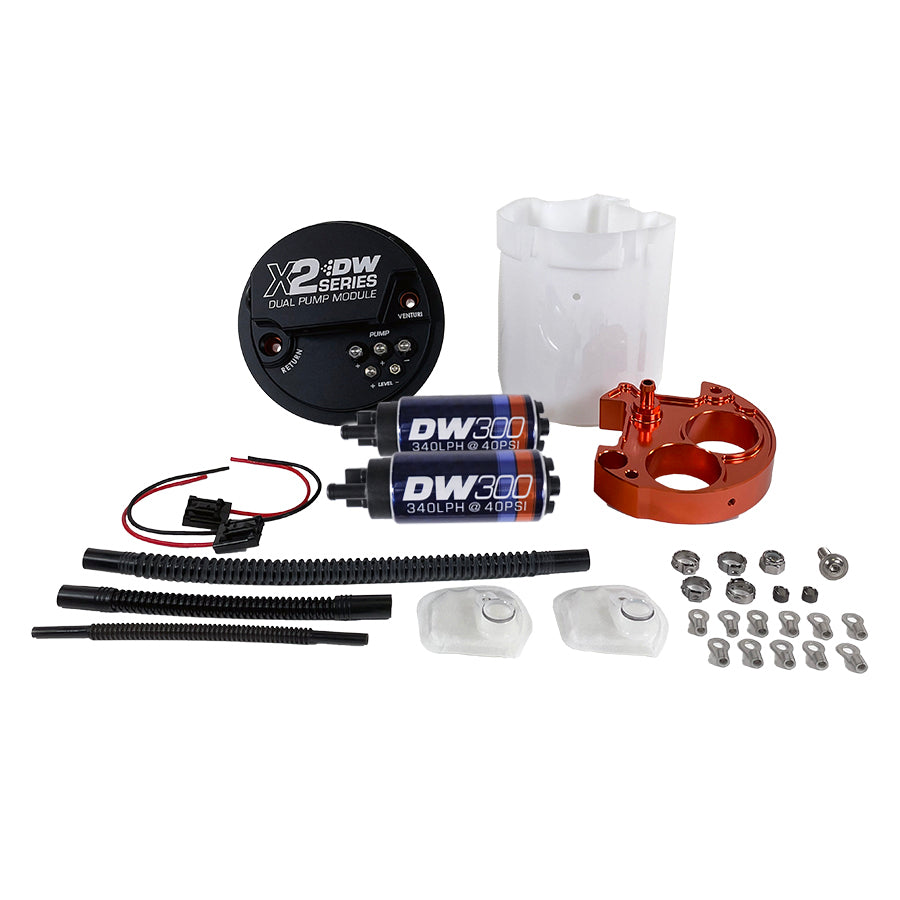 9-301-7050 DW X2 Series Fuel Pump Module with Dual DW300 Pumps Subaru WRX 08-14 EJ255 STi 08-22 EJ257