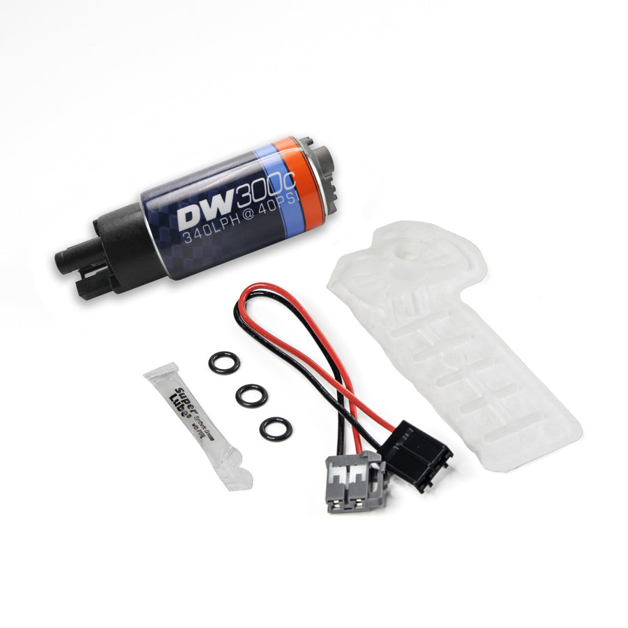 9-307-1061 DeatschWerks 2016+ Infinity Q50 340lph Compact Fuel Pump w/o clips w/ 9-1061 install kit