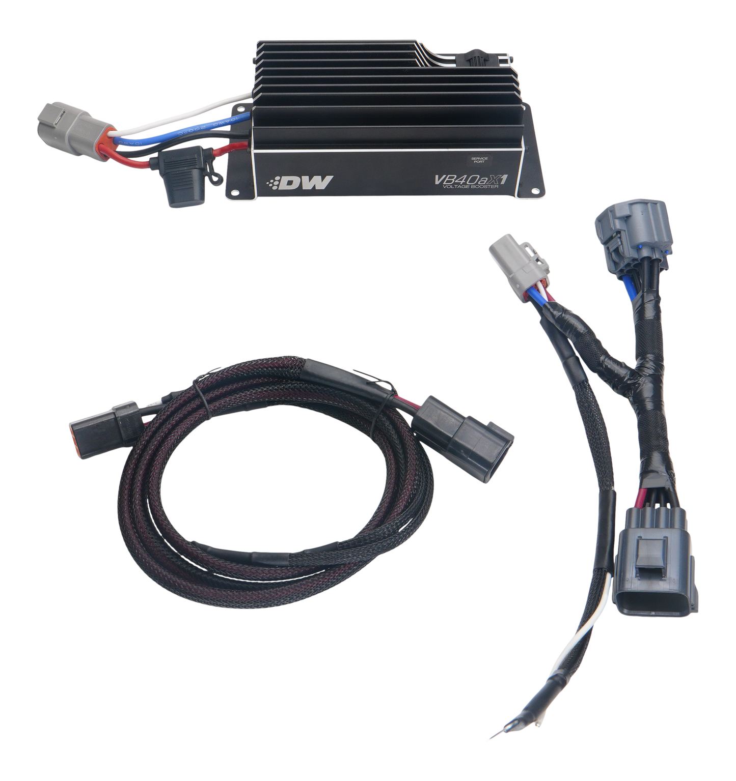 4-02-VB40aX1 DeatschWerks VB40AX1 Voltage Booster with Plug-N-Play Harness for 11-25 Ford F-150