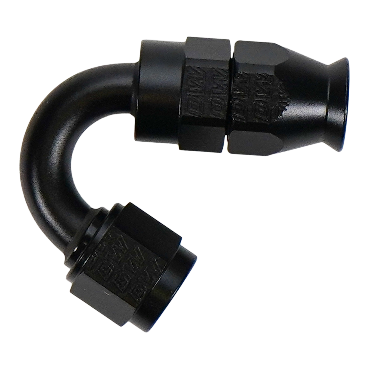 6-02-0879-B DeatschWerks 6AN Female Flare Swivel (Incl Ferule/Olive) 150-degree Hose End PTFE