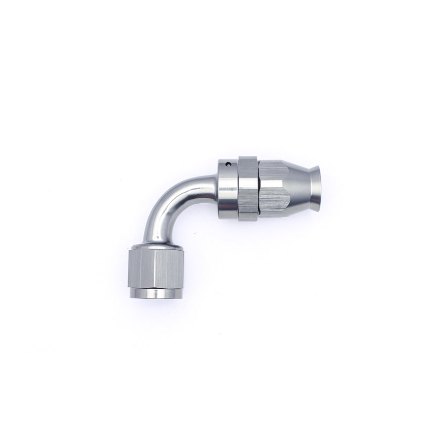 06-02-0856 DeatschWerks 8AN Female Swivel 90-Degree Hose End PTFE (Incl. 1 Olive Insert)