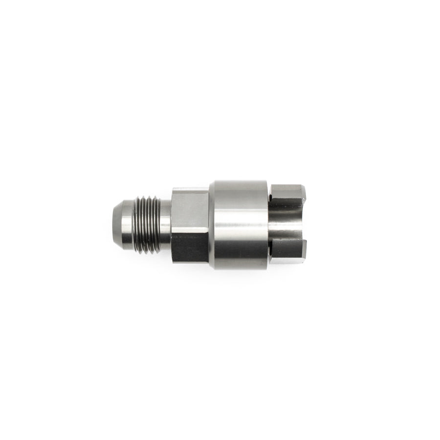 06-02-0103 DeatschWerks 6AN Male 3/8in Female EFI Quick Connect Adapter