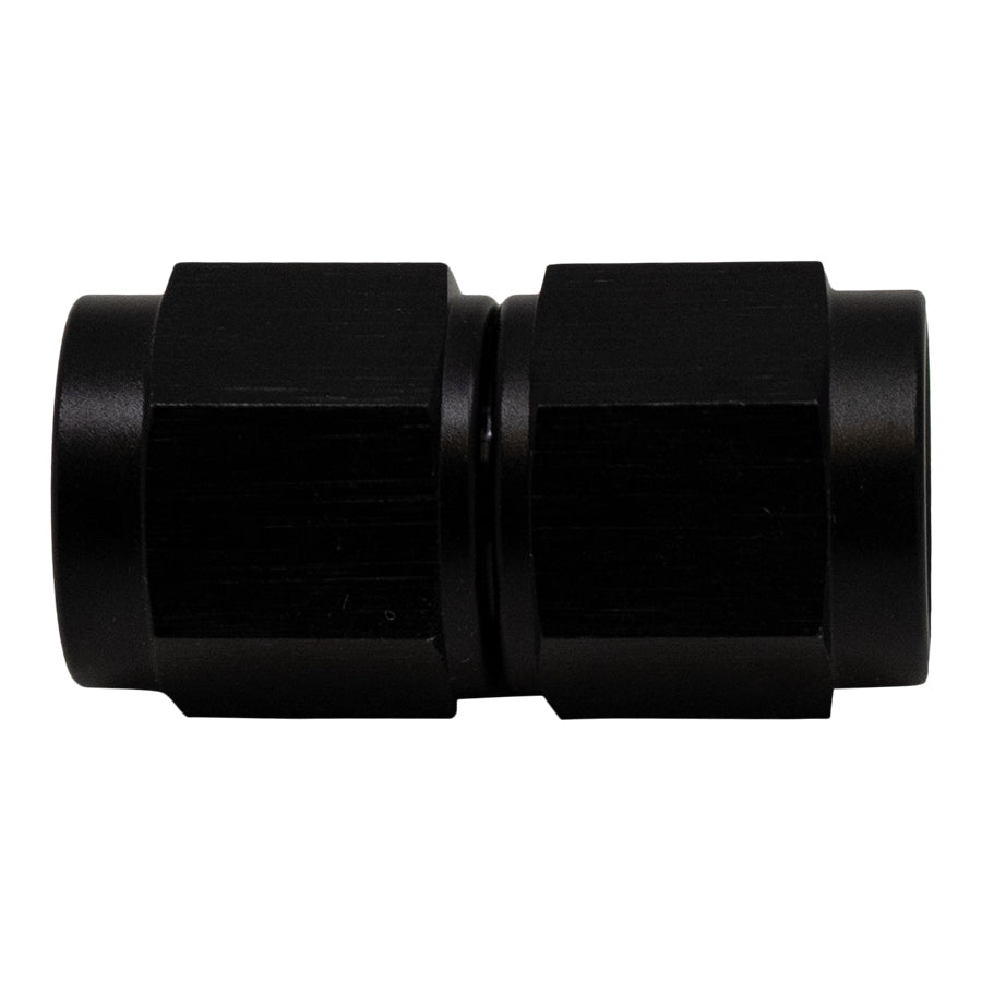 6-02-0209-B DeatschWerks 6AN Flare Female Swivel to 6AN Flare Female Swivel - Anodized Matte Black