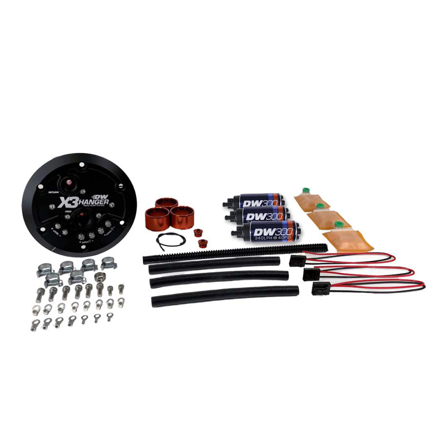 9-301-7031 DeatschWerks X3 Series Fuel Pump Hanger w/ DW300 Fuel Pumps for 1999-04 Ford F-150 Lightning