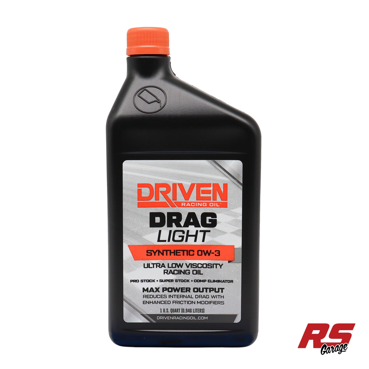 DRV 03036-12 Driven Racing Oil SAE 0W-3 Drag Light Full Synthetic Racing Only Motor Oil Quart 12 Count Case