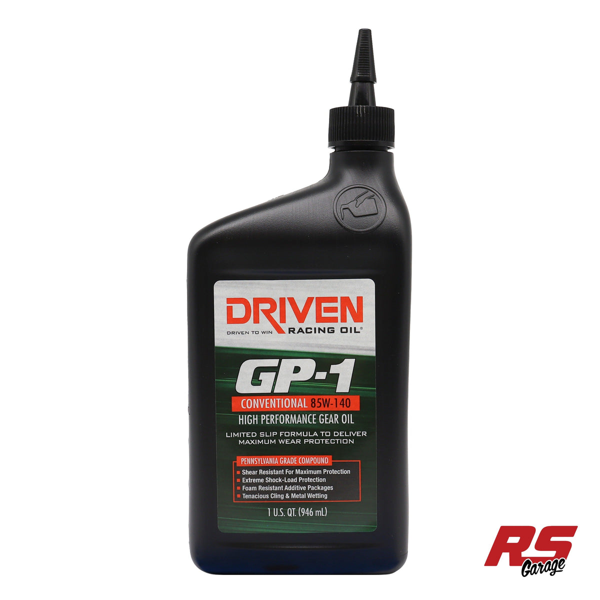 DRV 19140 Driven Racing Oil GP-1 85W-140 Conv Limited Slip Gear Oil Quart