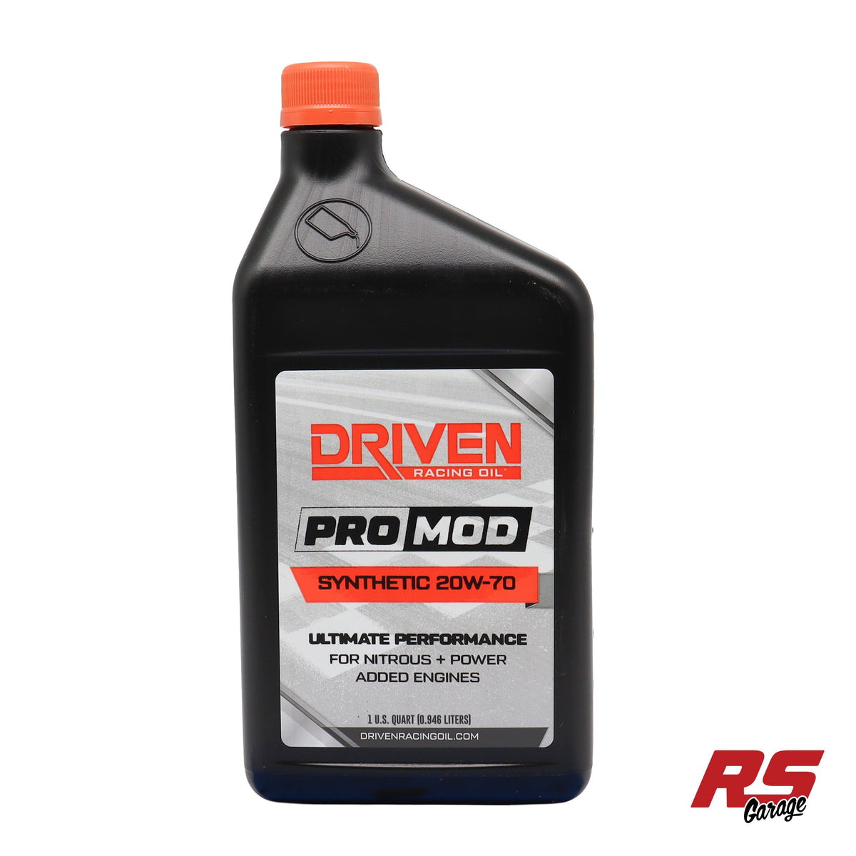 DRV 24276 Driven Racing Oil 20W-70 ProMod Full Synthetic Racing Only Motor Oil Quart