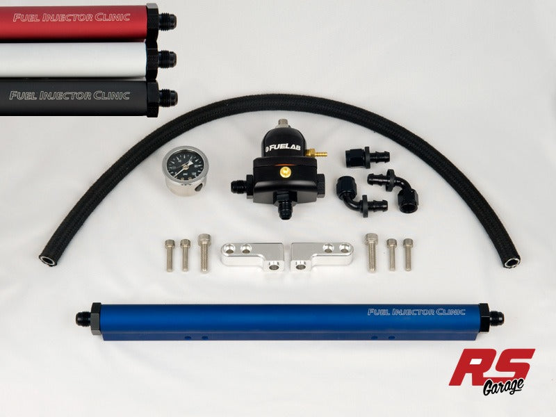 FKT EVO 8/9 -6 Fuel Injector Clinic Mitsubishi Evo 8/9 Fuel Rail Kit -6AN