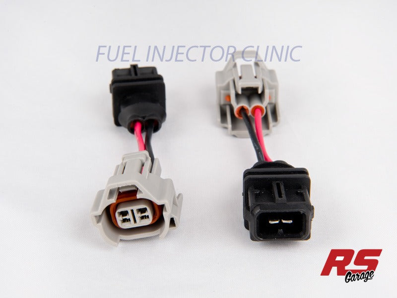 PADPDtoJ6 Fuel Injector Clinic Set of 6 Denso (Female) to JETRONIC/EV1 Adapter (Male) Injector Plug Adaptors