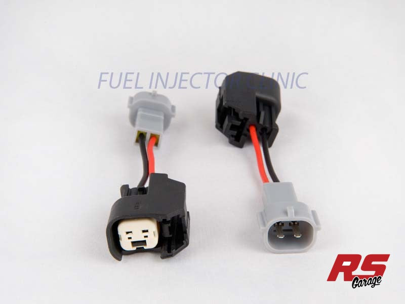 PADPUtoD4S Fuel Injector Clinic Set of 4 US CAR/EV6 (Female) to Denso (Male) Injector Plug Adaptors