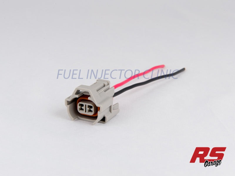 PGT DEN6 Fuel Injector Clinic Set of 6 Denso Injector Connectors with Pigtails