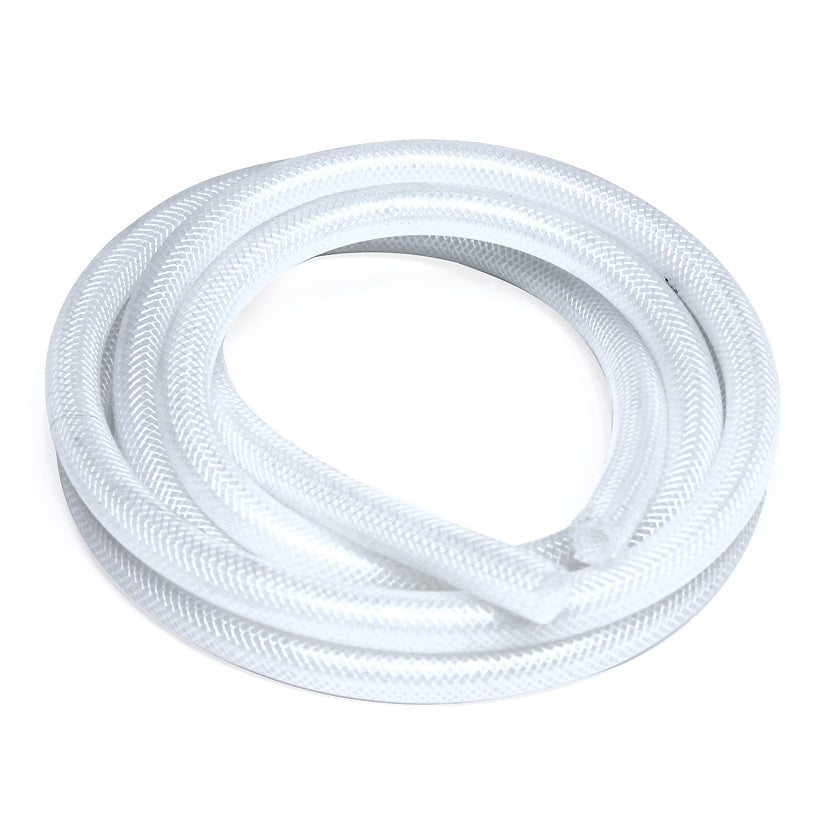 HTHH-050-CLEARx10 HPS 0.5" (13MM) ID 10 Feet Long 1-PLY Polyester Clear Silicone Heater Hose