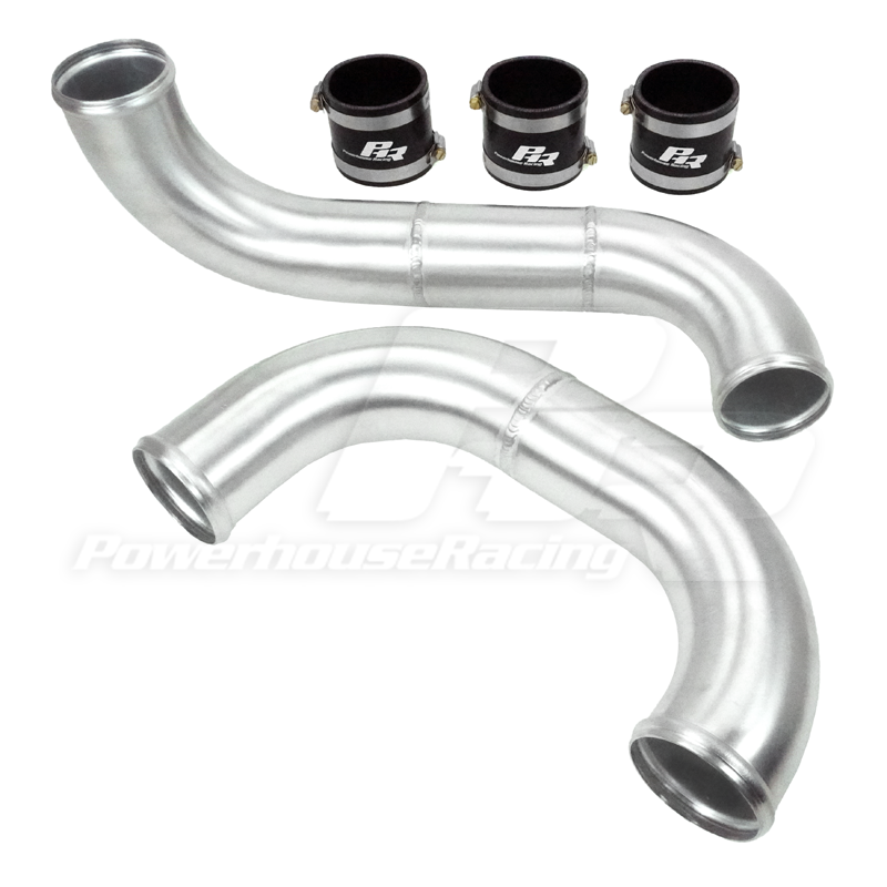 PHR 3.0" Cold Side Intercooler Pipe for SC300 w/ 2JZ-GTE Swap -Matte black powder coat - For PHR or ETS Intercoolers or
