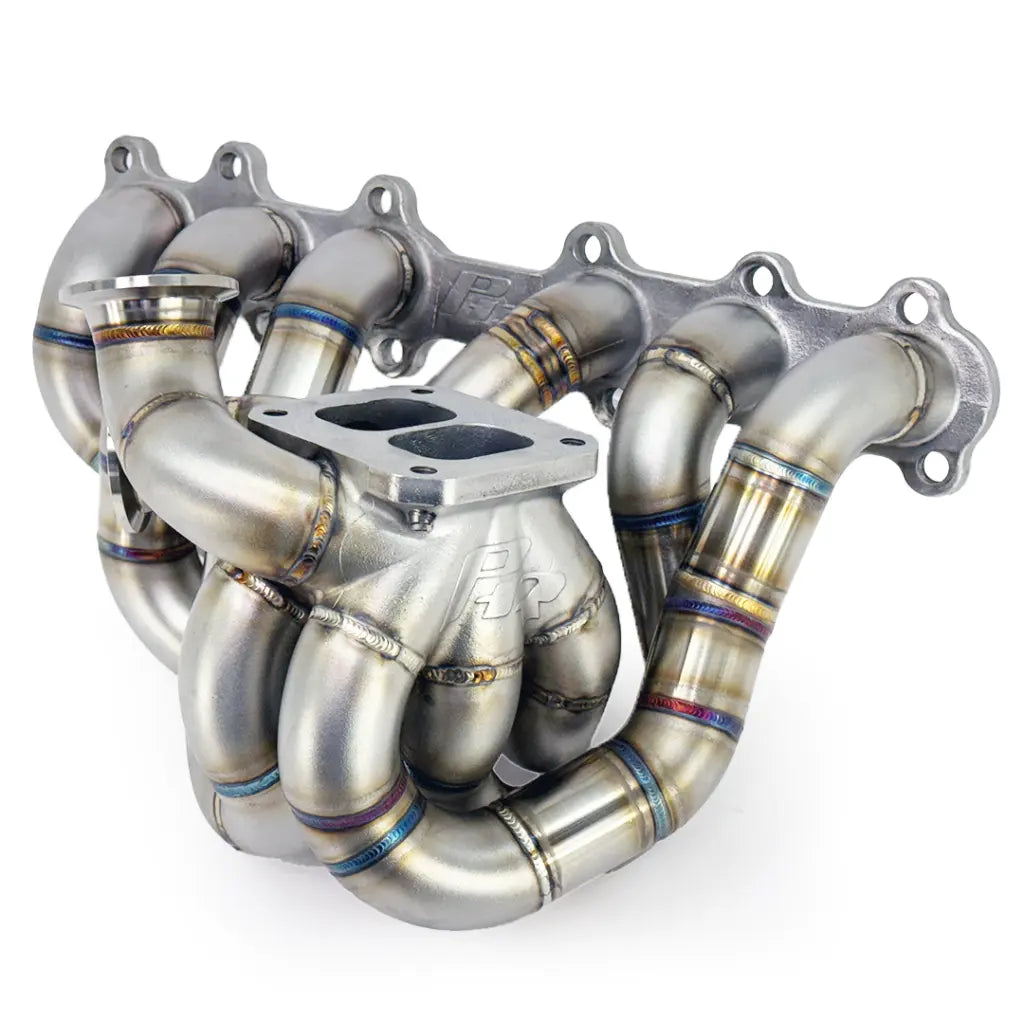 PHR S23A Turbo Manifold for IS300, 2JZ-GTE Swap - Cast, (D) Dual wastegate, Twin Scroll, Dual Gate 44, 45 or 46mm
