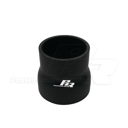 3.25" / 3.50" ID X 3" Long, 4 Ply Silicone Reducer, Gloss black