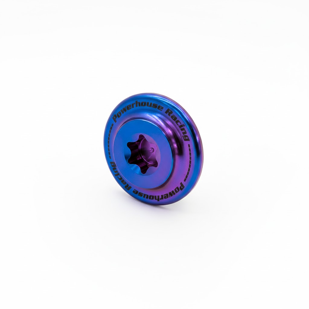 PHR Titanium Plug (Cap) for 2JZ VVT-i Cam Gear - PVD Blue