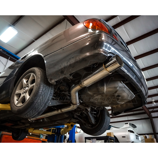 PHR 4.0" Single Exhaust for GS300 - 4.0" Stainless tubing with a Burns muffler - 5.0" Polished Tip