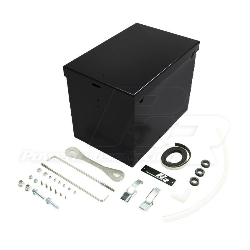 PHR Battery Box for 1993-1998 MKIV Supra -Matte black powder coat - Battery box only - Fits group size 26 battery