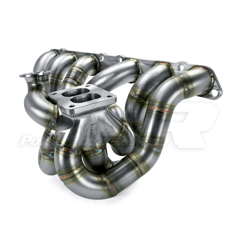 PHR S45 Turbo Manifold for 2JZ-GE Collector: Billet Turbine Fitment: T4 4-Bolt Turbo Scroll: Single Scroll Number of - Billet, (S) Single wastegate, TiAL 60mm, Single Scroll