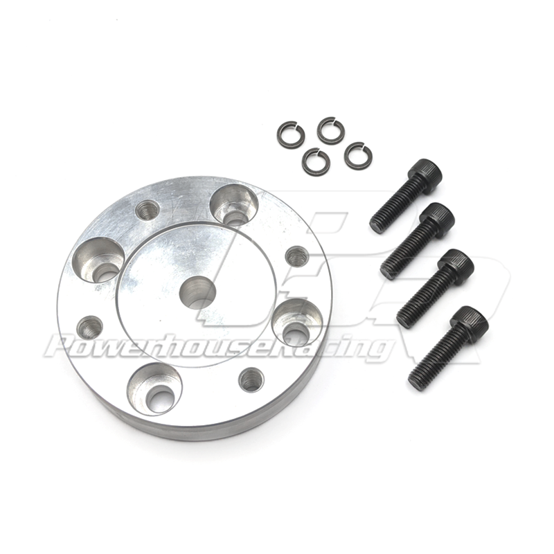 PHR Driveshaft To Transmission Adapter, Adapts Toyota Supra Auto or 6 Speed 4-bolt Tail Flange to 1350 Flange Yoke