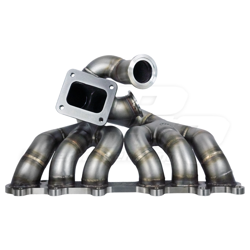 PHR S23QR Turbo Manifold for 2JZ-GTE - Cast, (D) Dual wastegate, Dual Gate 44, 45 or 46mm, Single Scroll