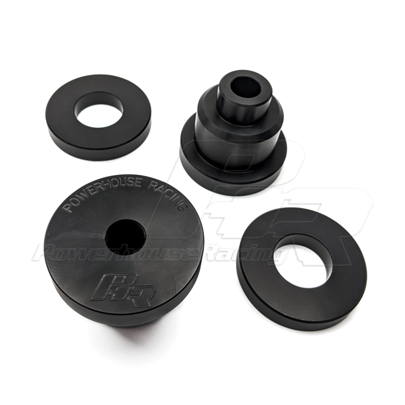 PHR Solid Billet Front Differential Mounts for 1993-1998 MKIV Supra (Ear Mounts) - Sold as a pair - Includes solid bus