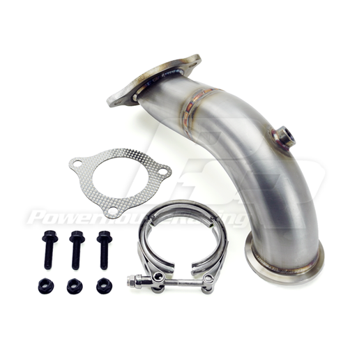 PHR Street Torque Downpipe (USDM) - Ceramic Coated Black