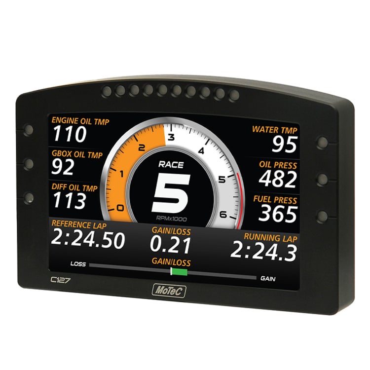 MoTec C127 7" COLOR DISPLAY W/USB