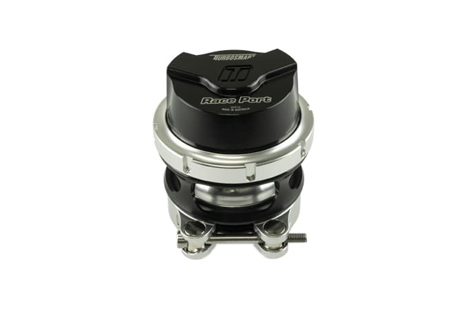TS-0204-1192 Turbosmart Gen V RacePort BOV Blow Off Valve 50mm Black Supercharger (fits Tial Q Weld on Flange)
