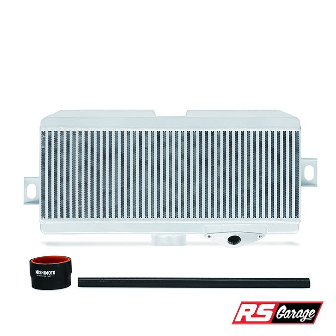 Mishimoto WRX STI 08-21 EJ257 Top Mount Silver Intercooler Kit w/ Black Hoses