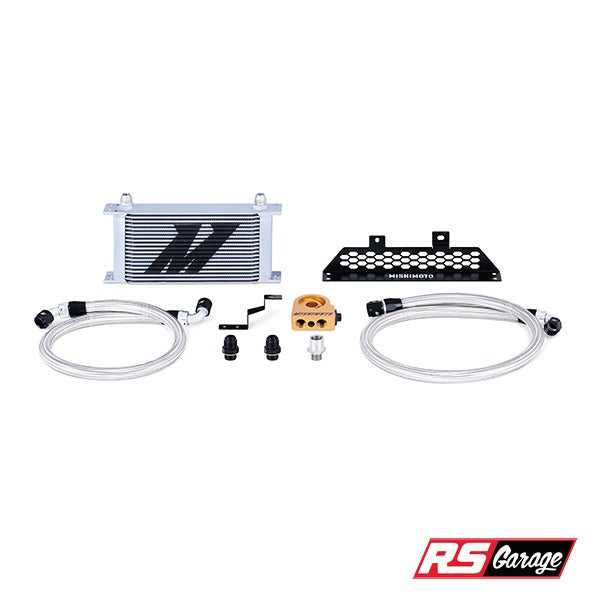 Mishimoto Thermostatic Oil Cooler Kit Silver Ford Focus ST 2013-2018 2.0L Ecoboost