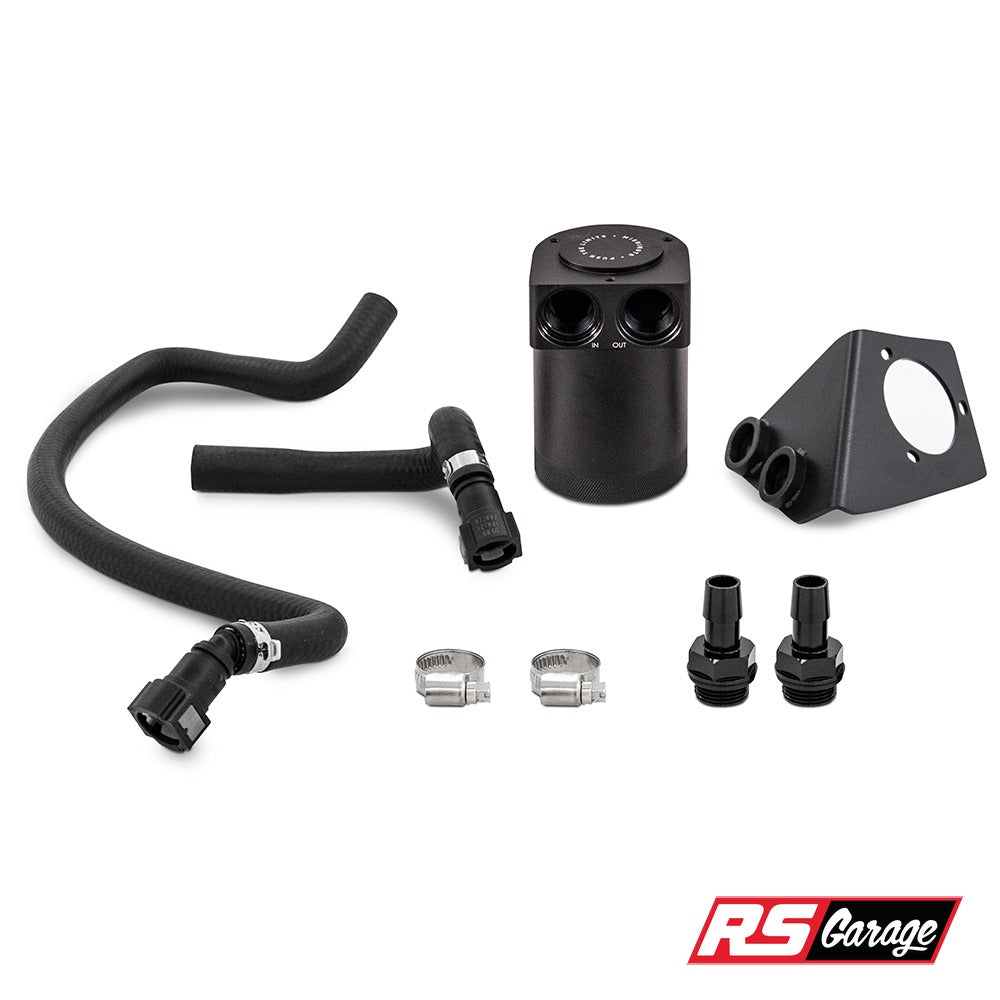 Mishimoto 2020+ Chevrolet Corvette C8 Baffled Oil Catch Can Kit (PCV Side) - Black
