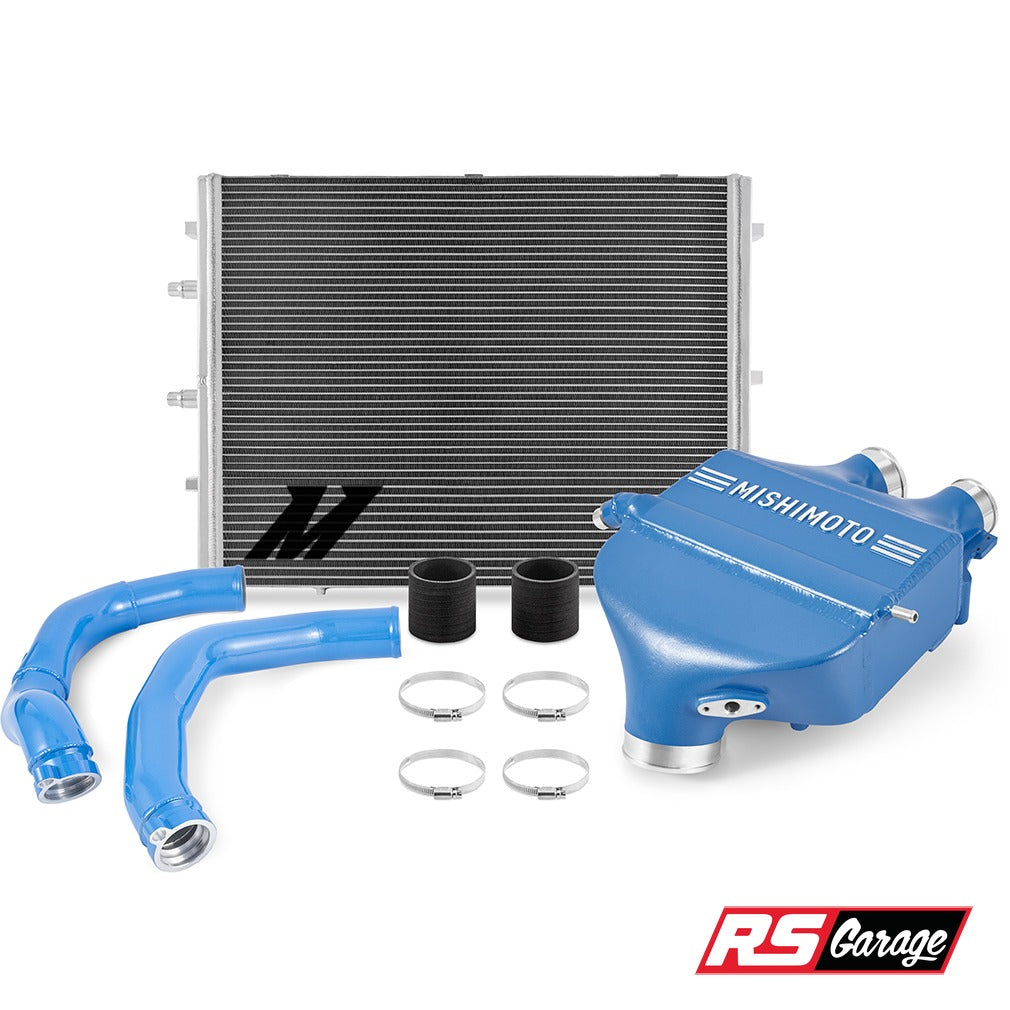 Mishimoto 15-20 BMW F8X M3/M4 Performance Air-to-Water Intercooler Power Pack - Yas Marina Blue