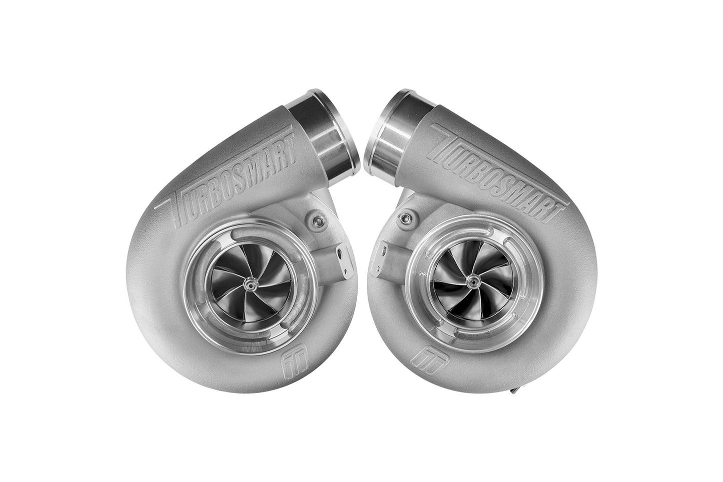 TS-1-7880C-VB096E-MT Turbosmart Mirror Twin Turbo Package - TS-1-7880C V-Band 0.96AR Oil Cooled Turbos