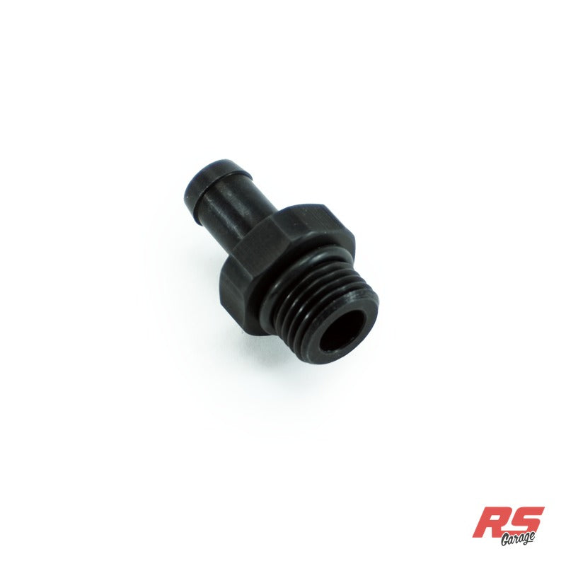 -6 ORB Male to 3/8 hose barb, Staight, Aluminum, Anodized Back
