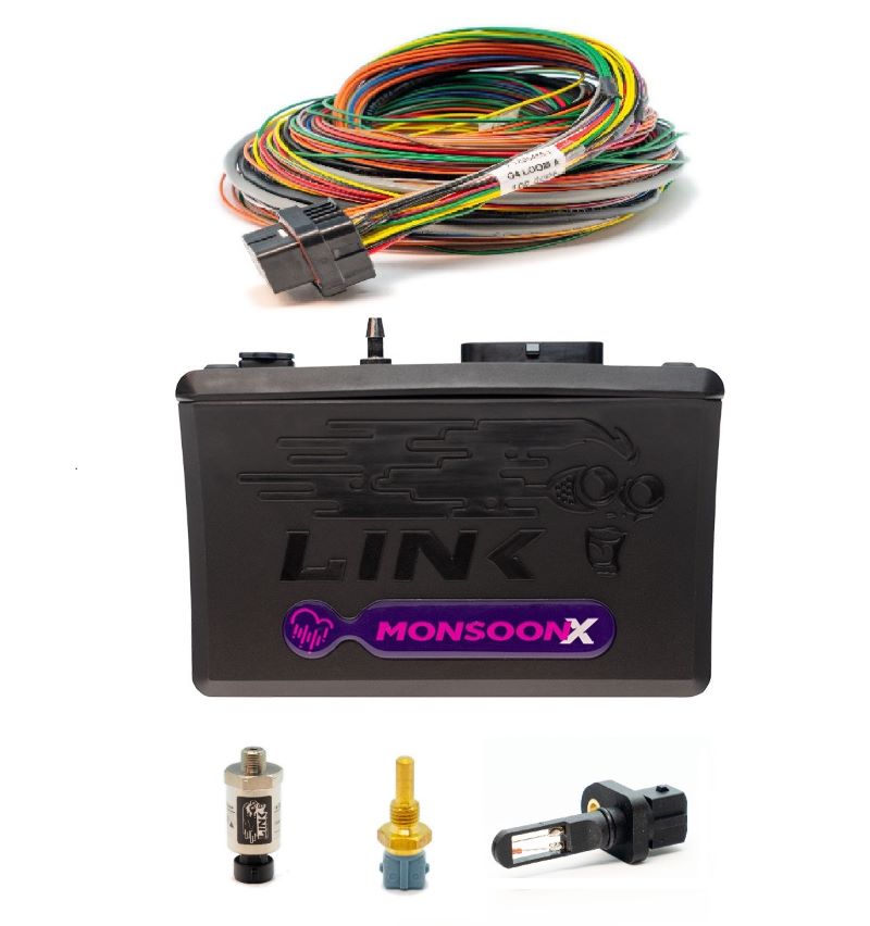 127-9800B Link G4X Monsoon Wire-In Bundle - ECU + Loom + Sensors
