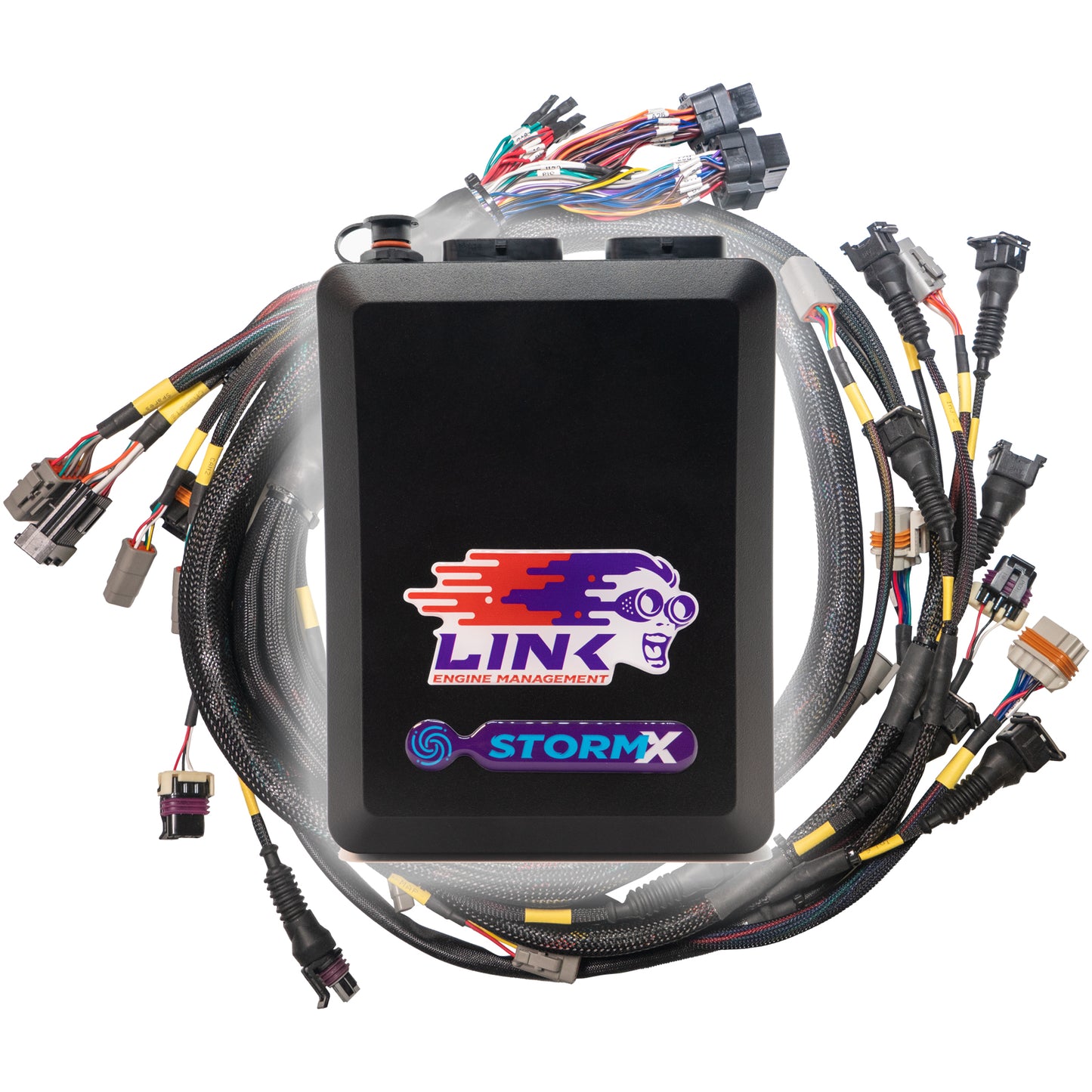 108-9000B Link G4X Stormx ECU + Terminated LS Engine Harness Drive-By-Cable Bundle
